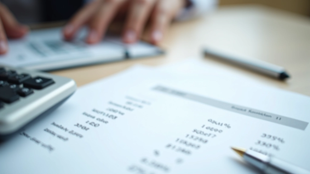 Salary breakdown illustration showing EPF contribution split between employee and employer portions distributed to Account 1 and Account 2