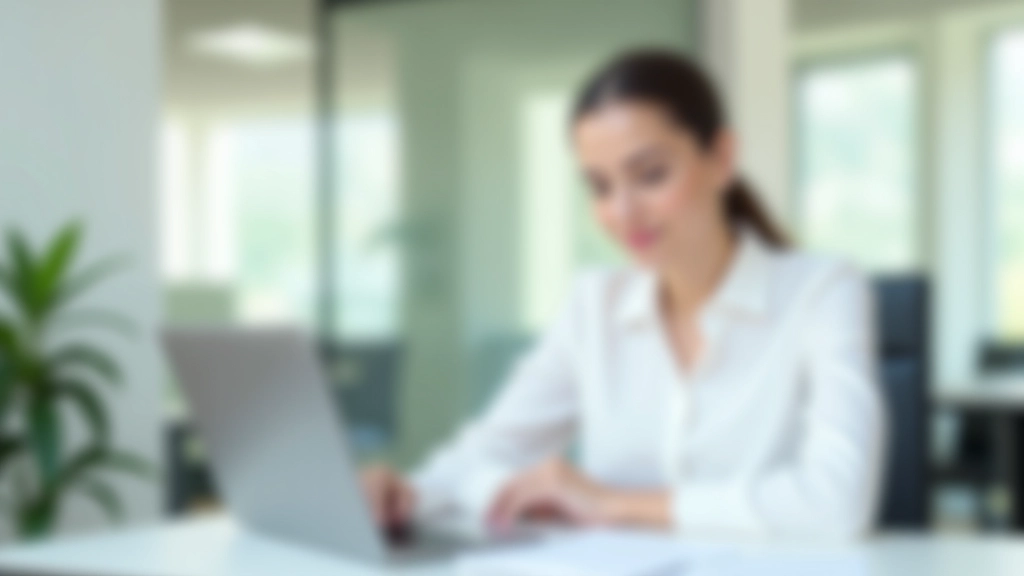Woman entrepreneur working on business laptop with financial planning documents and calculator on modern workspace